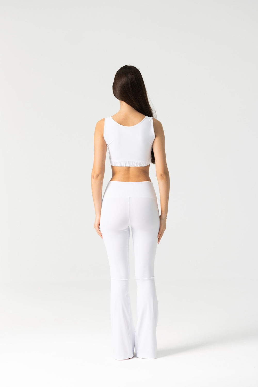 Amiel Crop Top  in White
