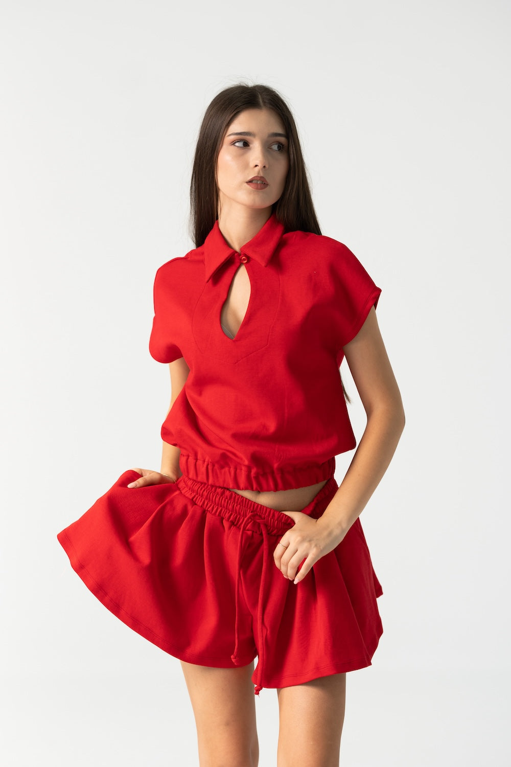 Dax Tennis Set with Skort Red