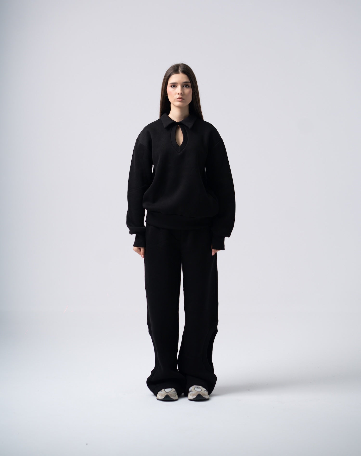 Eclips Pants Set in Black