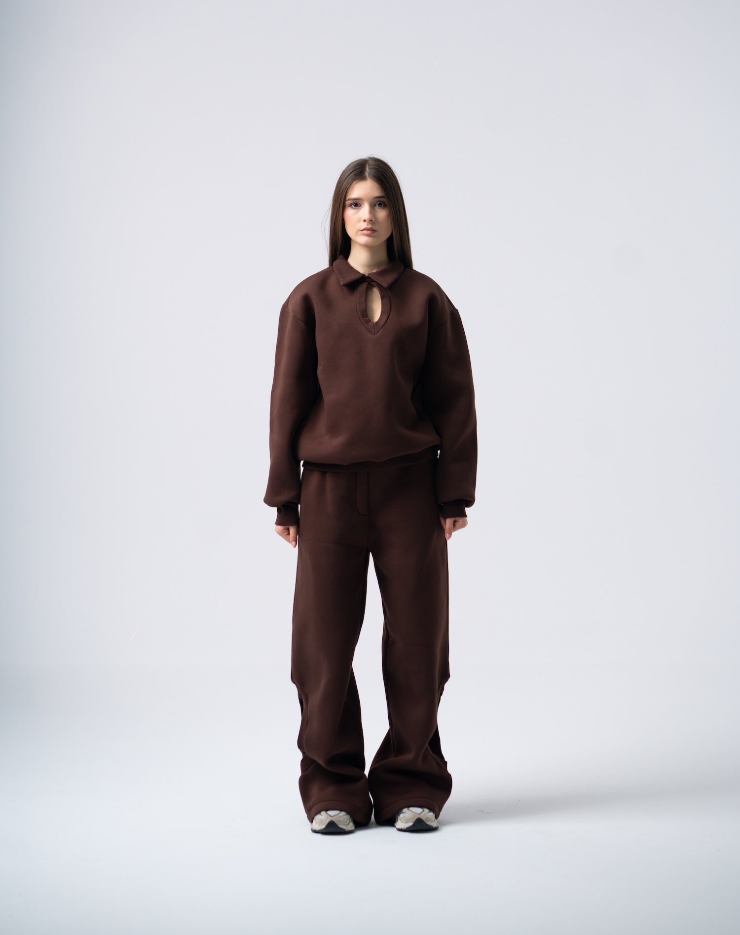 Eclips Pants Set in Brown