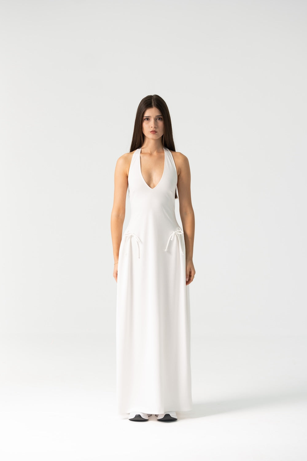 Ame Long Maxi Dress in White