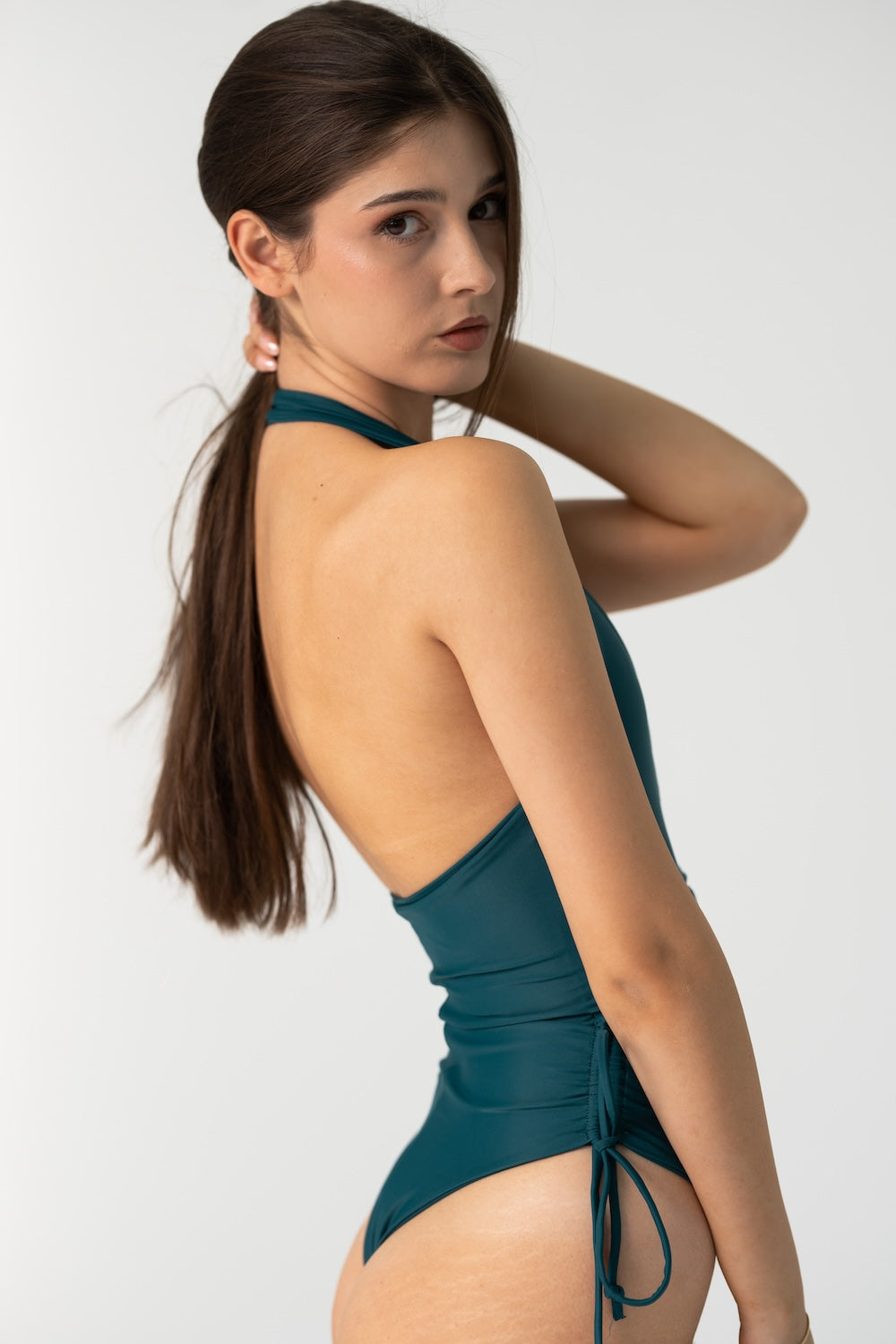 Mahalo One Piece Swimwear in Dark Cyan