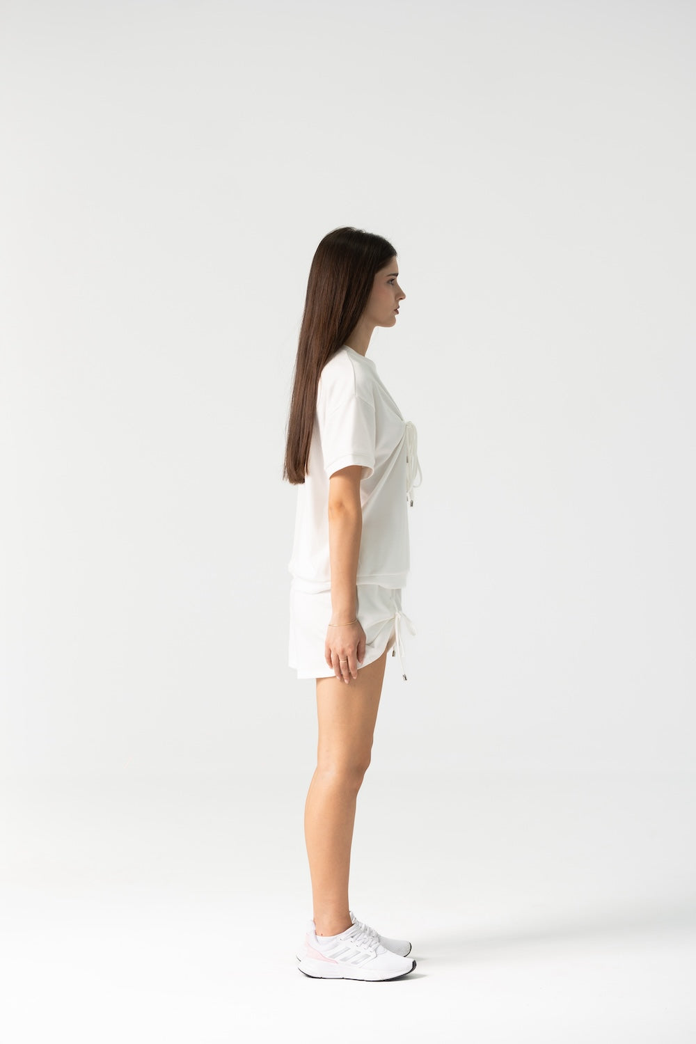Sol Short Pant Set in White