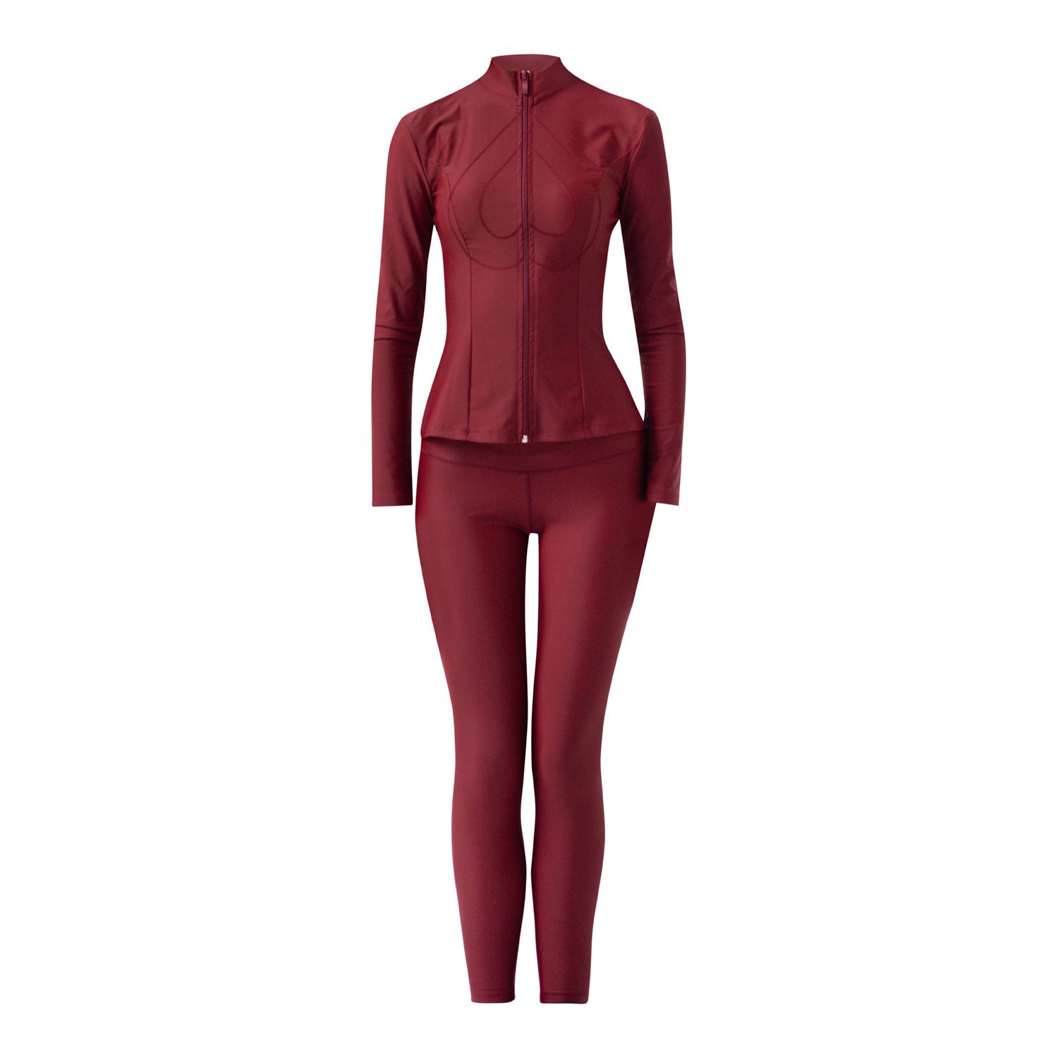 Macao Set in Burgundy
