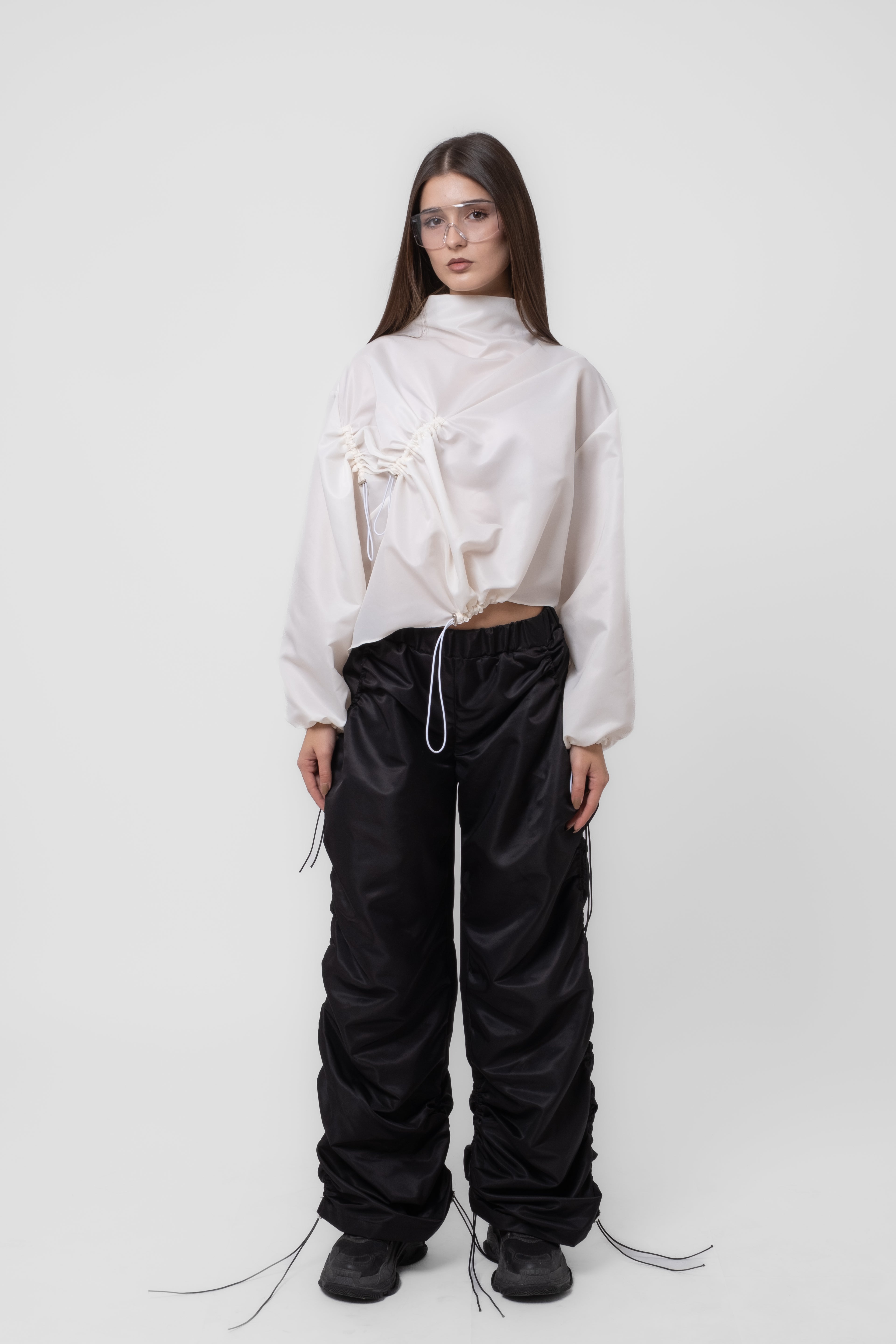 Merle Parachute Black Pants