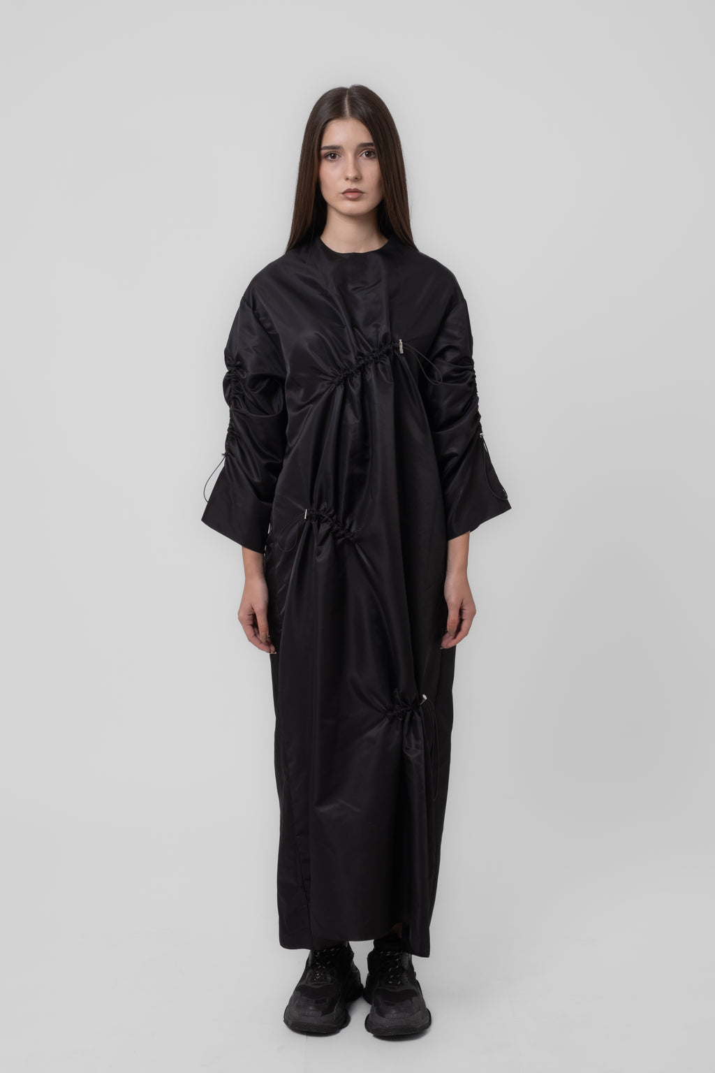 Nixie Parachute Black Dress