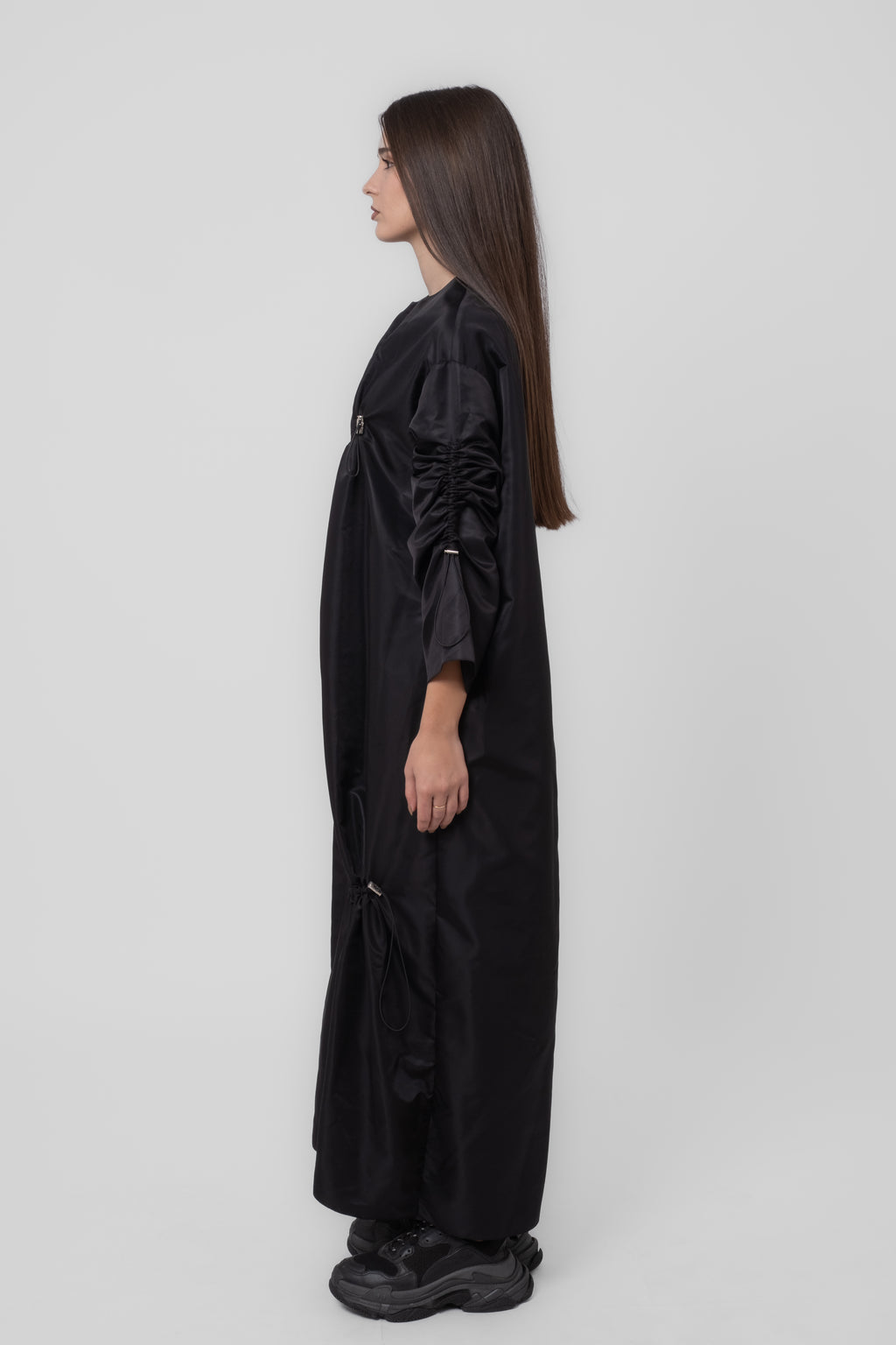 Nixie Parachute Black Dress