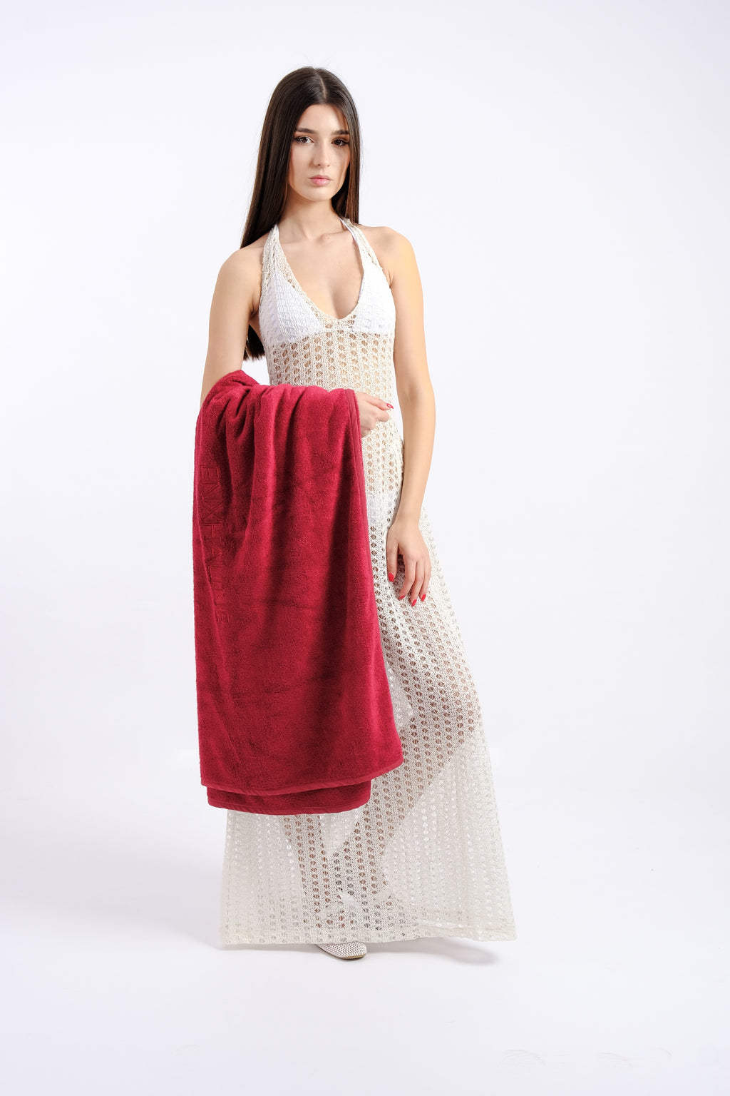 Red Beach Towel