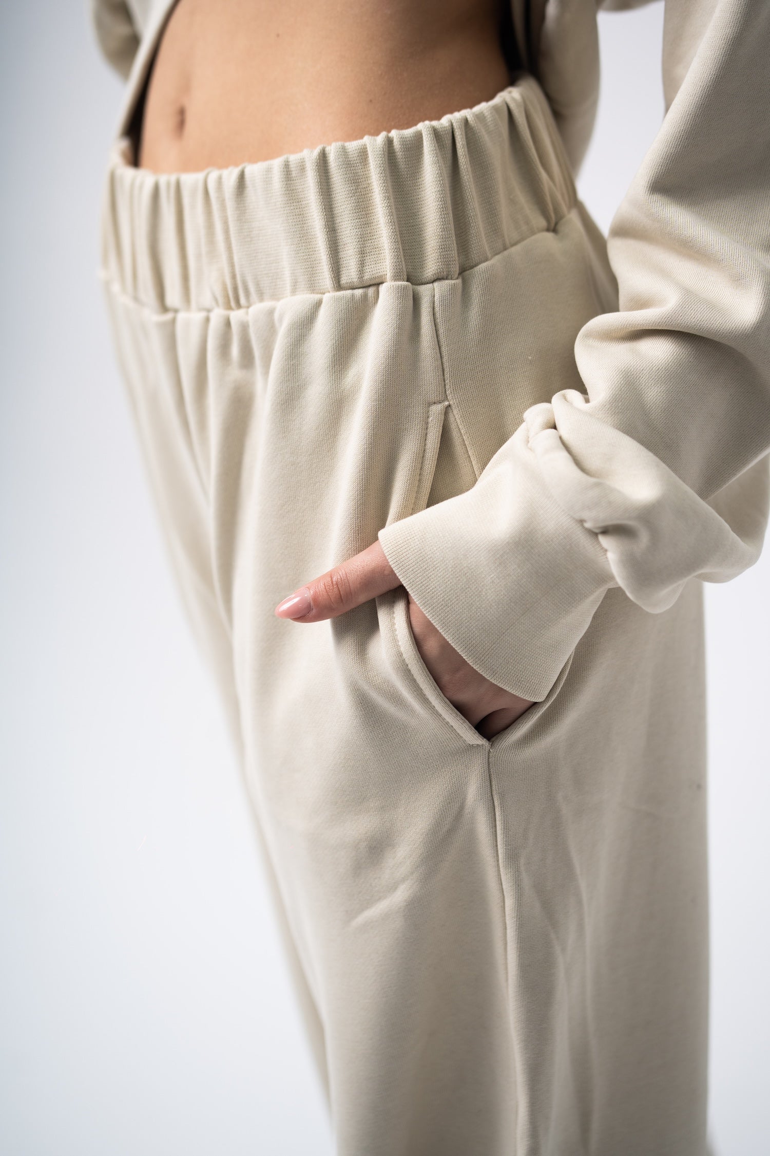 Eclips Pants Set in Beige