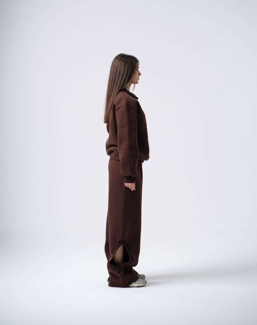Eclips Pants Set in Brown