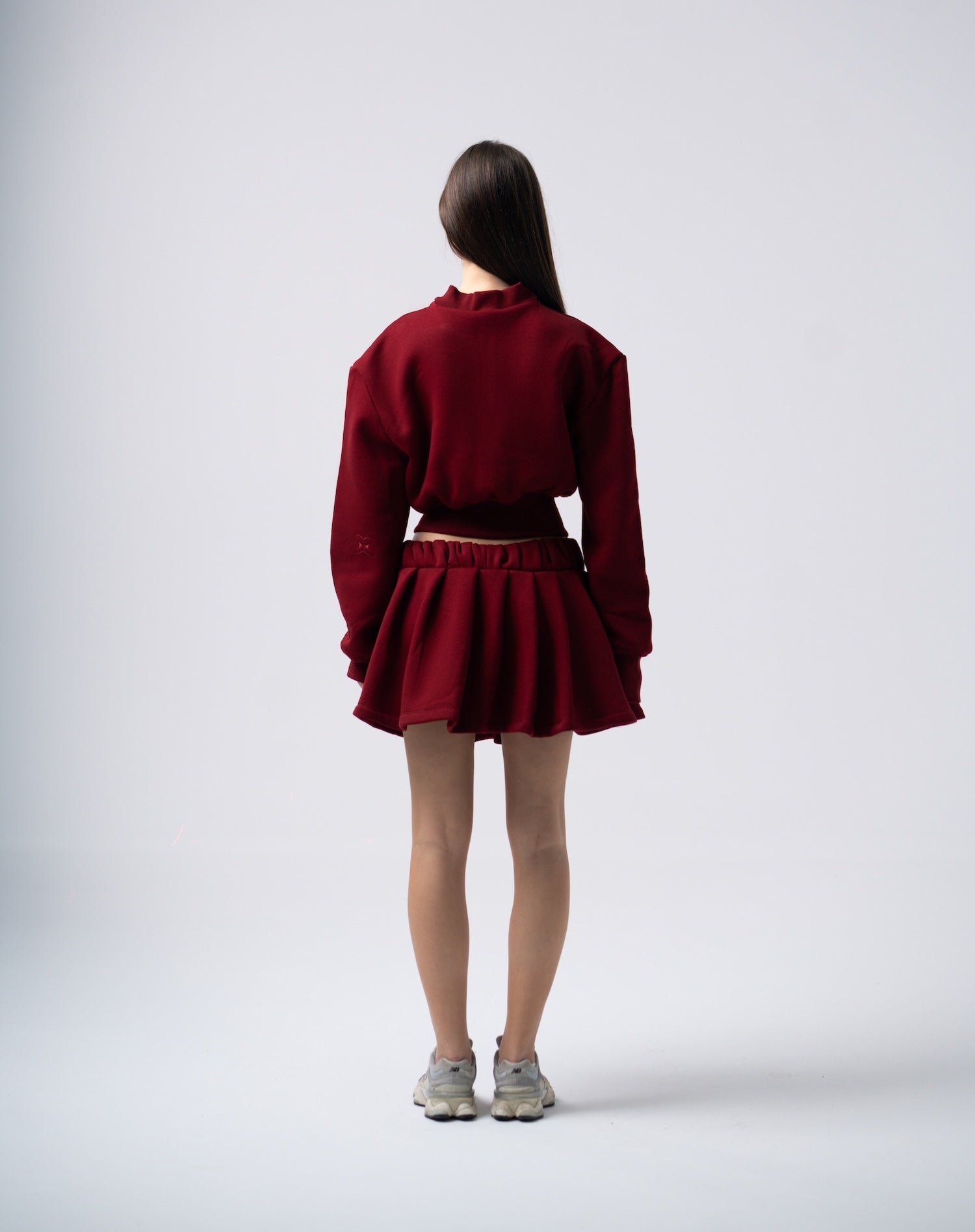 Inej Skirt Set in Burgundy