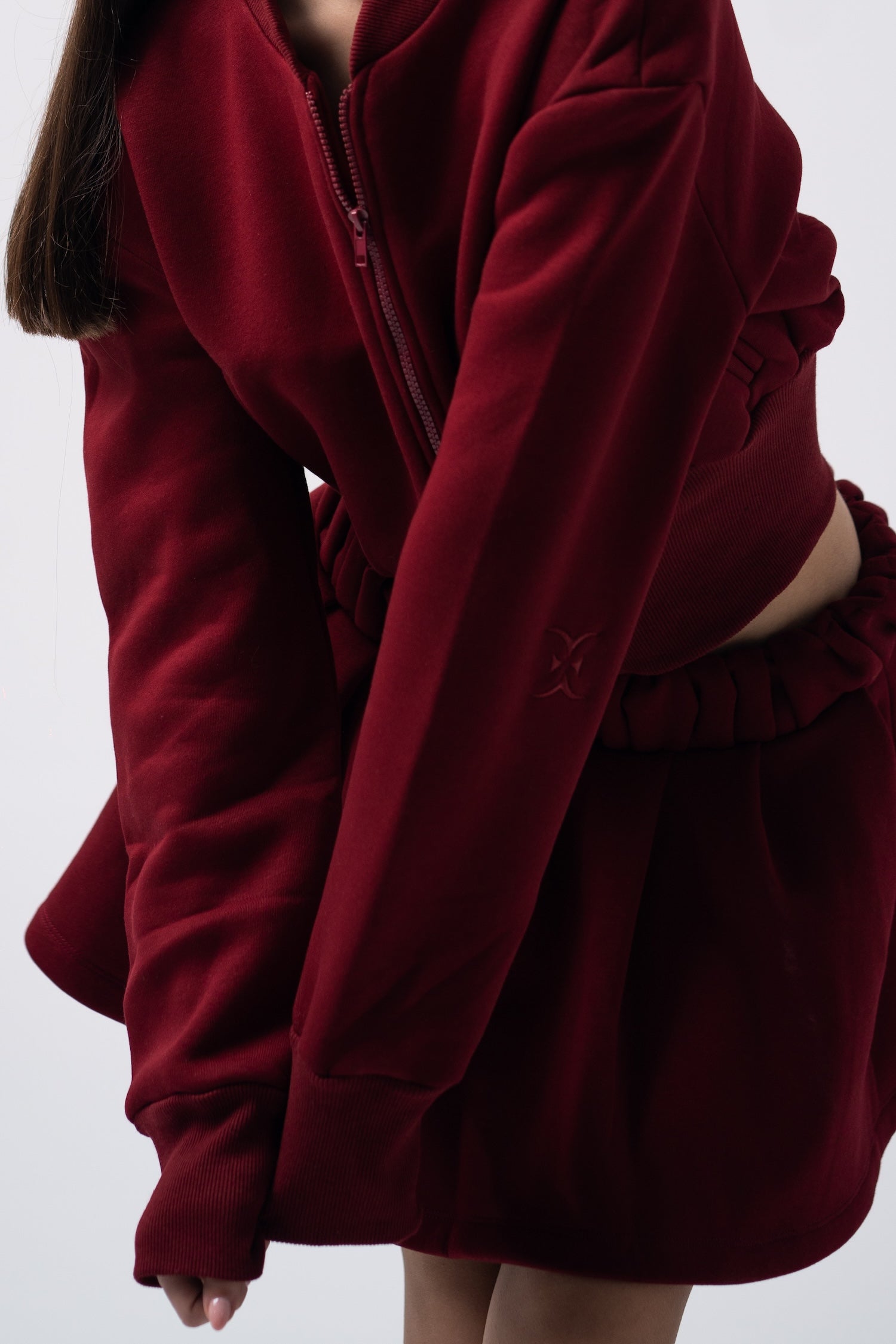 Inej Skirt Set in Burgundy