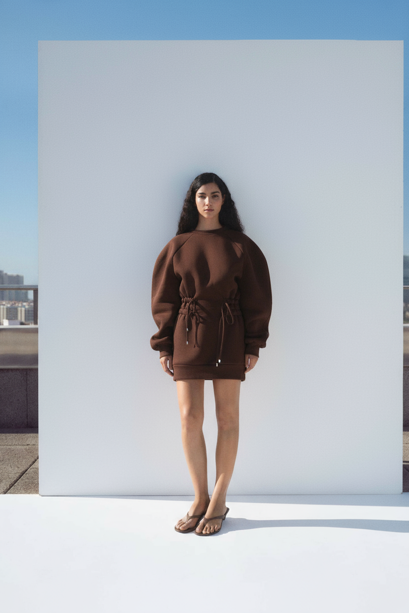 Mins Dress in Brown