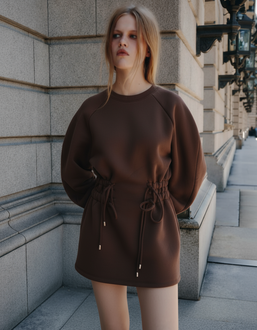 Mins Dress in Brown