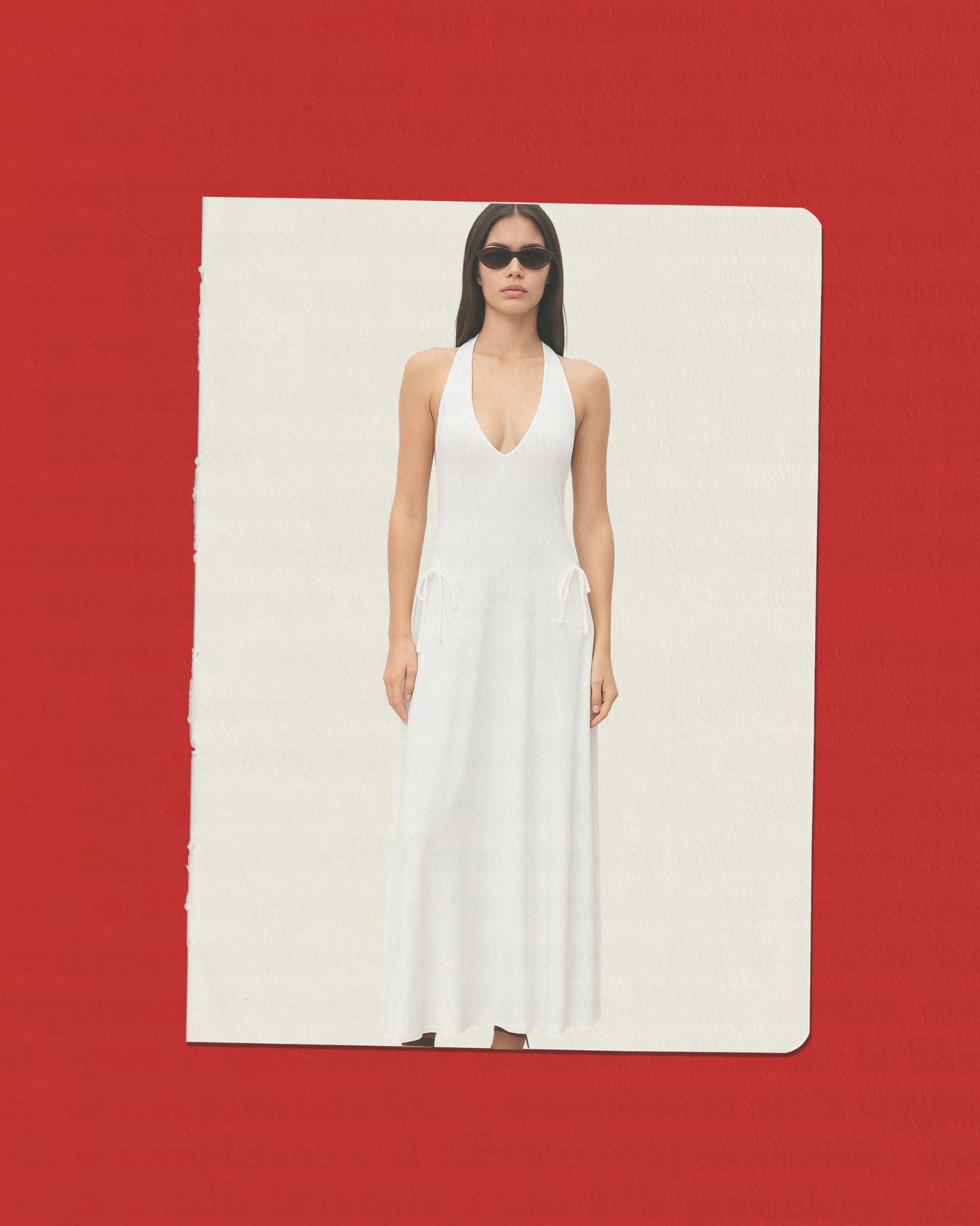 Ame Long Maxi Dress in White