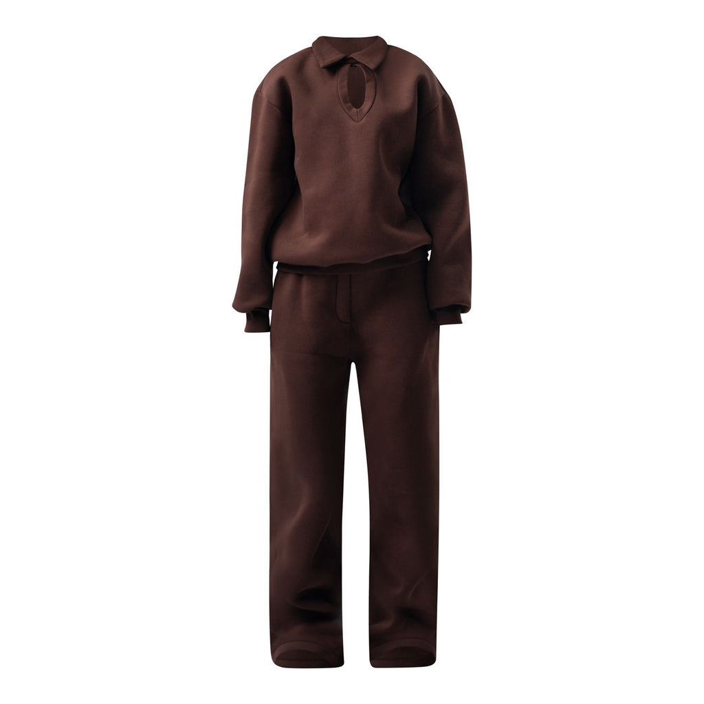 Eclips Pants Set in Brown
