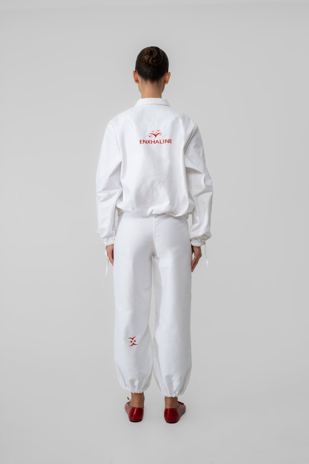 Nux White Jacket Set