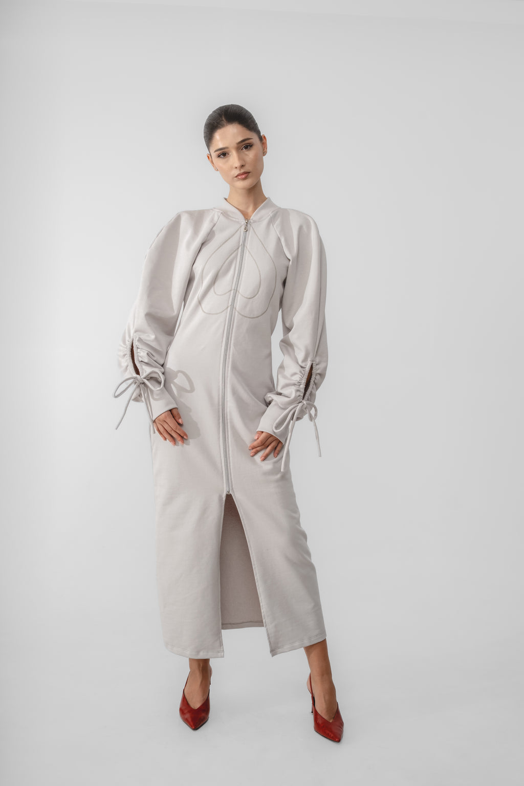 Huda Grey Dress