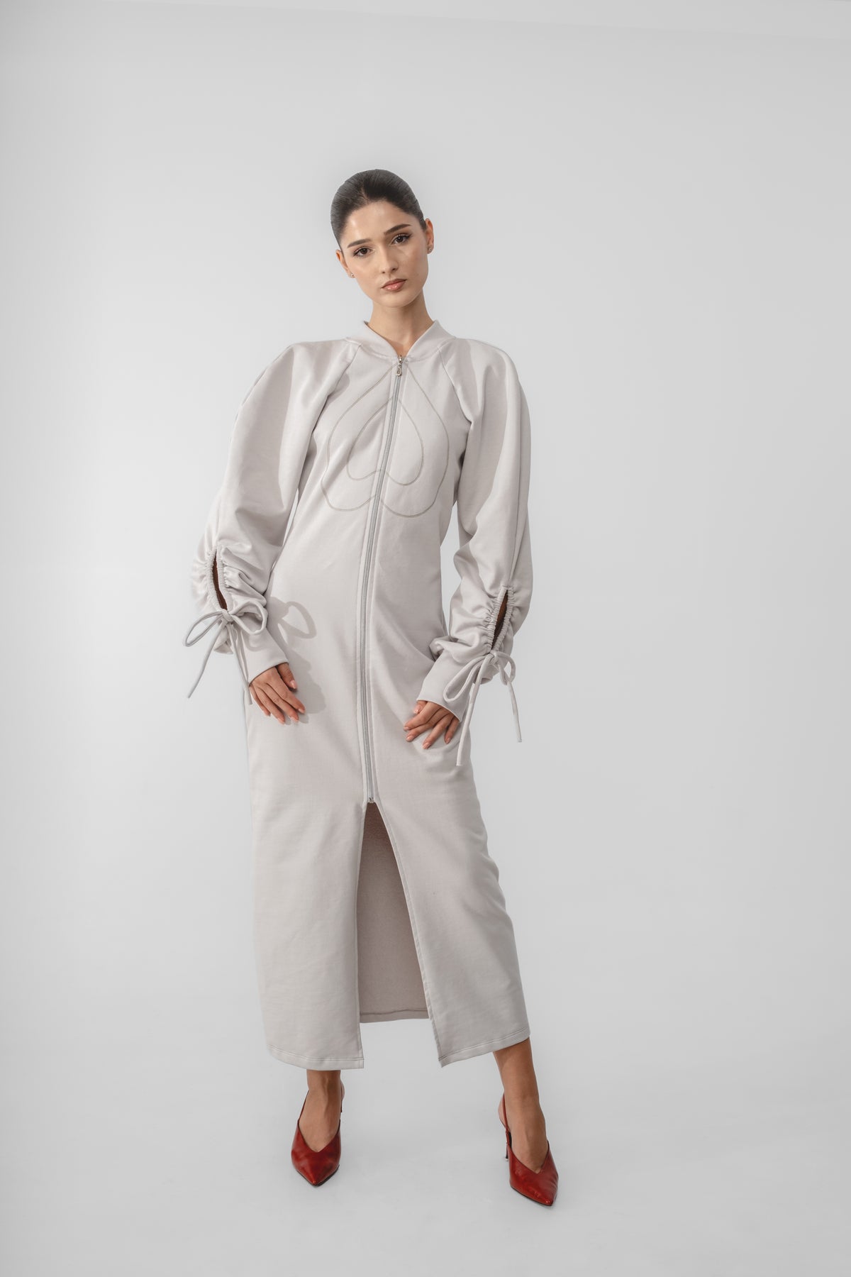 Huda Grey Dress