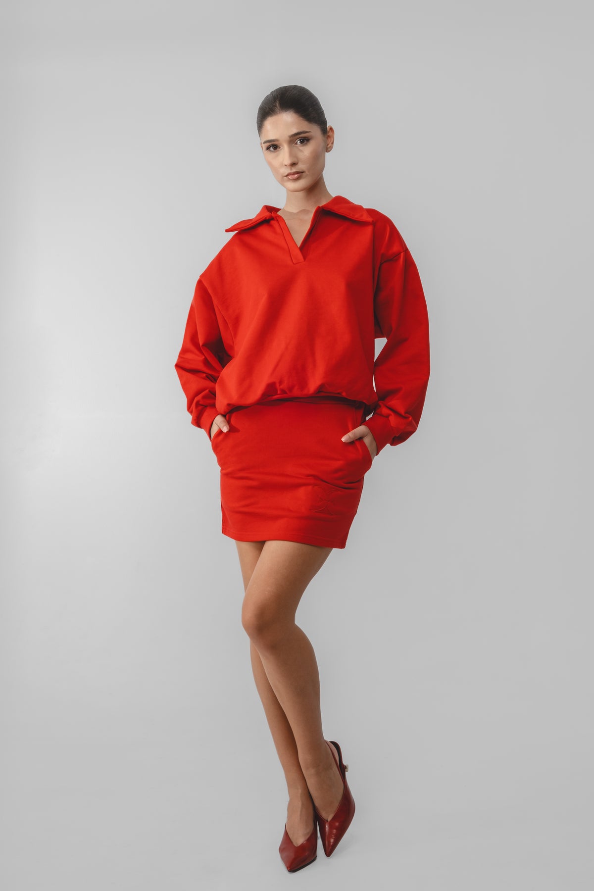 Zahra Red Set