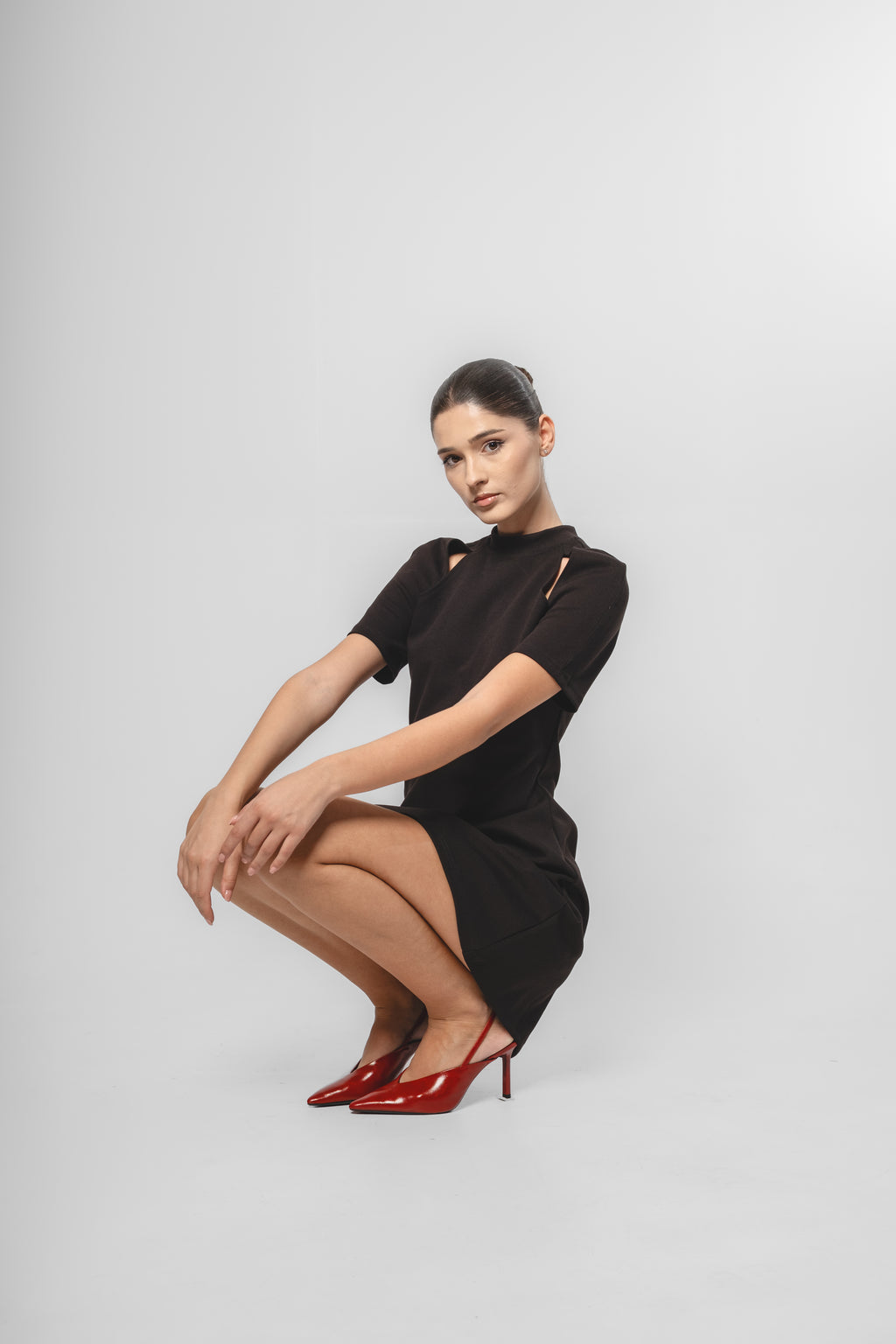Isra Black Dress