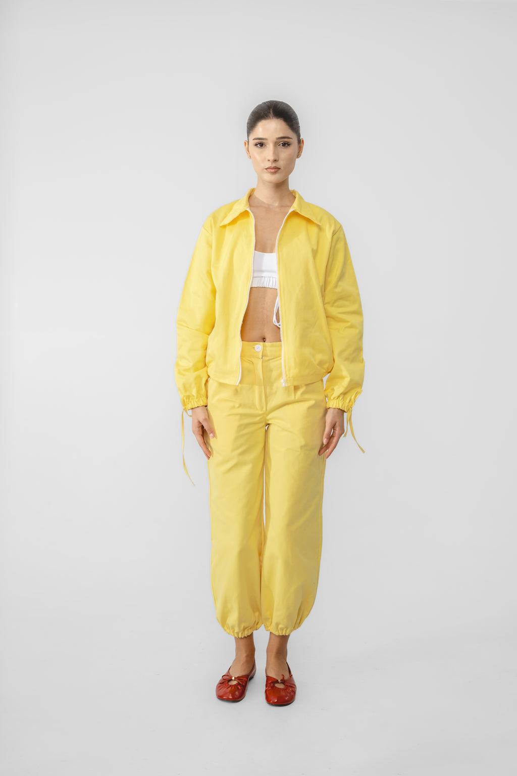 Lemon Peel Jacket Set