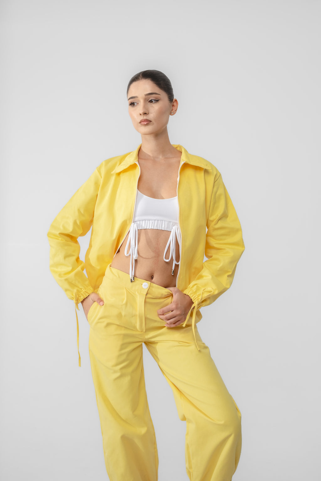 Lemon Peel Jacket Set