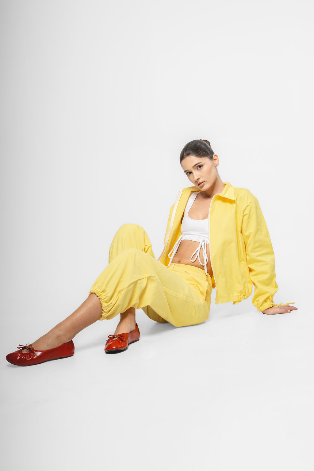 Lemon Peel Jacket Set