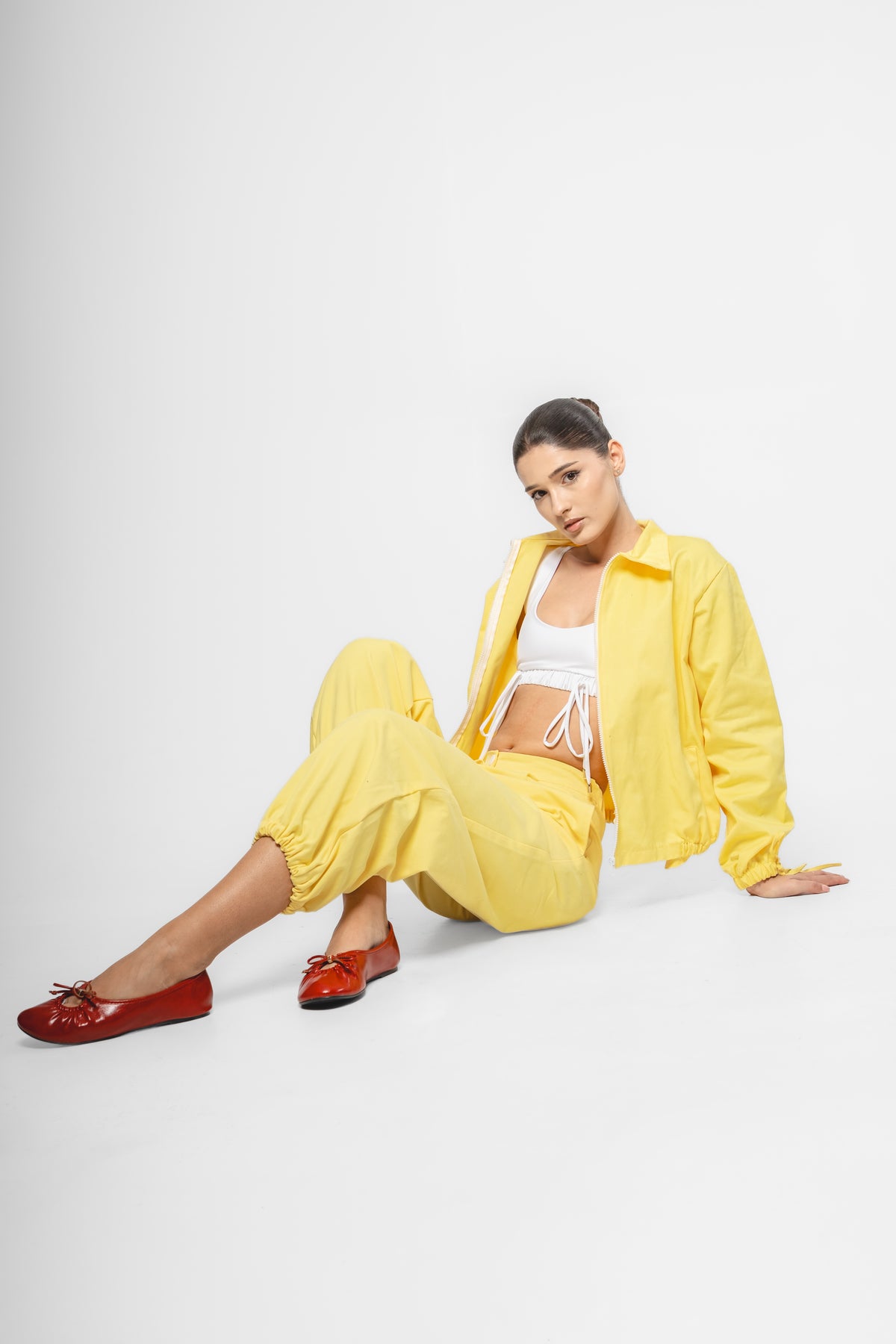 Lemon Peel Jacket Set