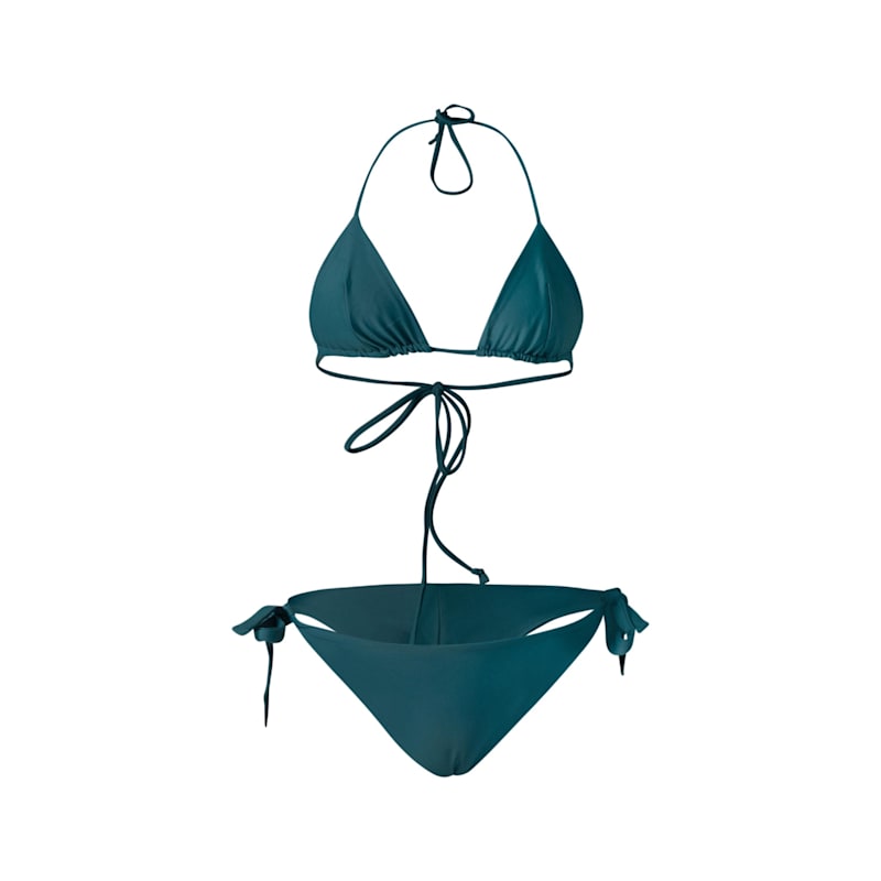 Zalea Bikini Set in Dark Cyan